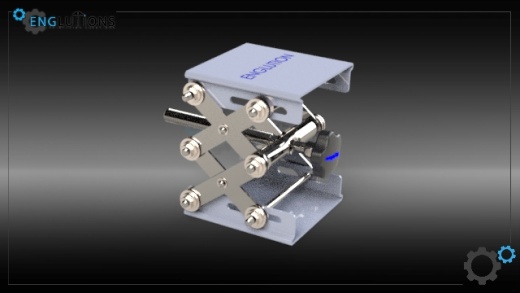screw-jacks螺旋千斤顶升降台3D图纸 STEP格式缩略图